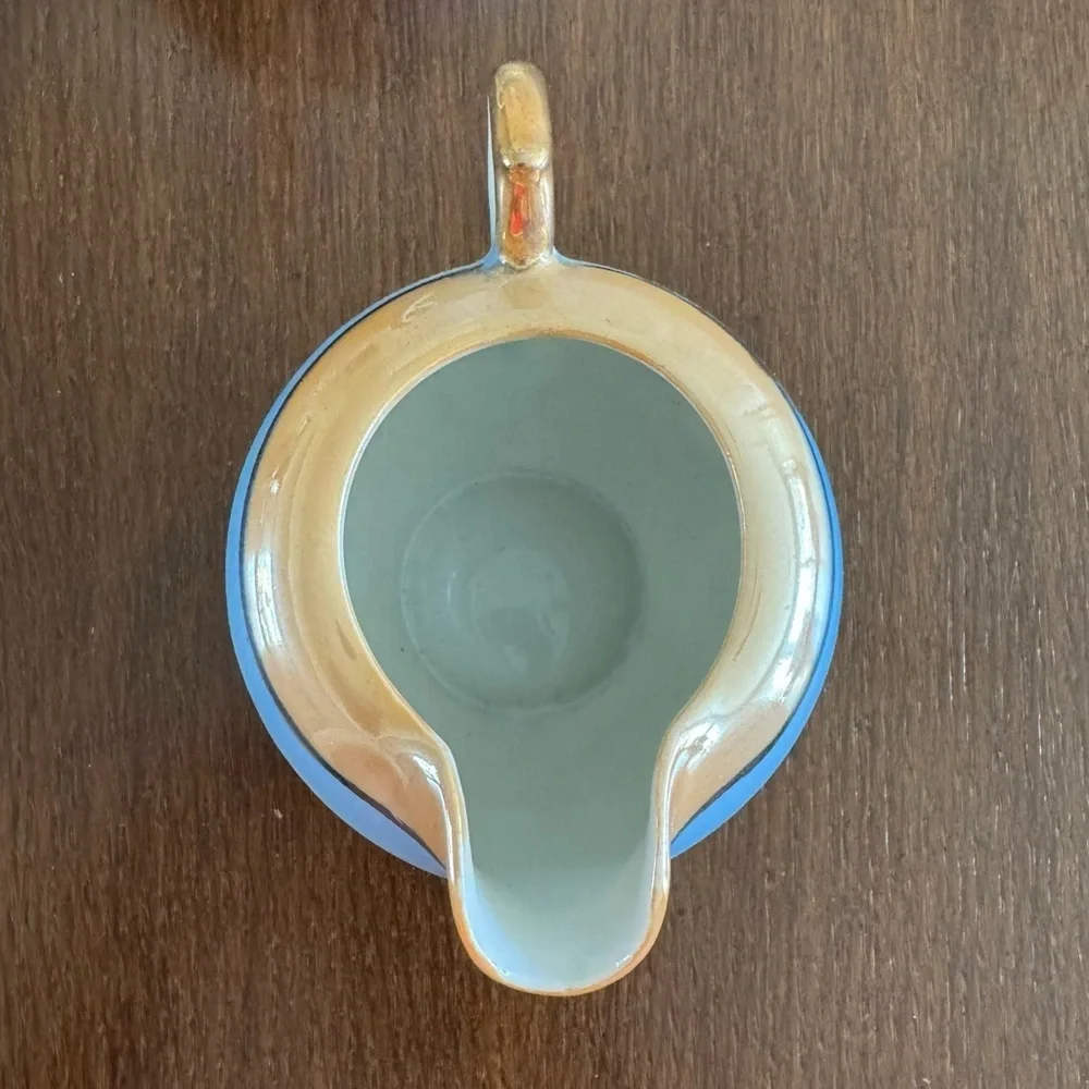 Vintage Lusterware Swan 3Pc Tea Set 1940’s 1950’s